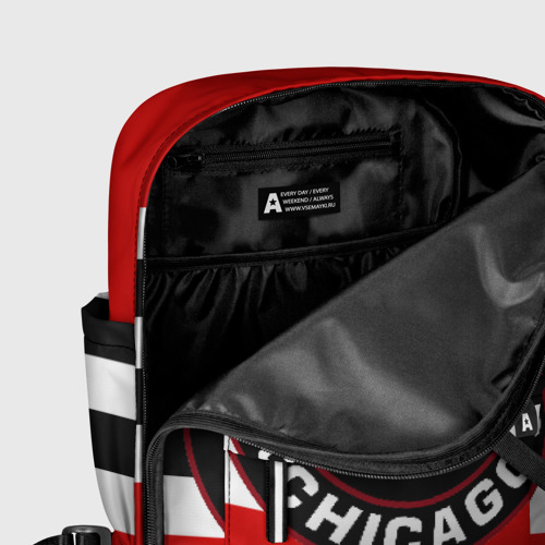 Женский рюкзак 3D с принтом Chicago Blackhawks, фото #5