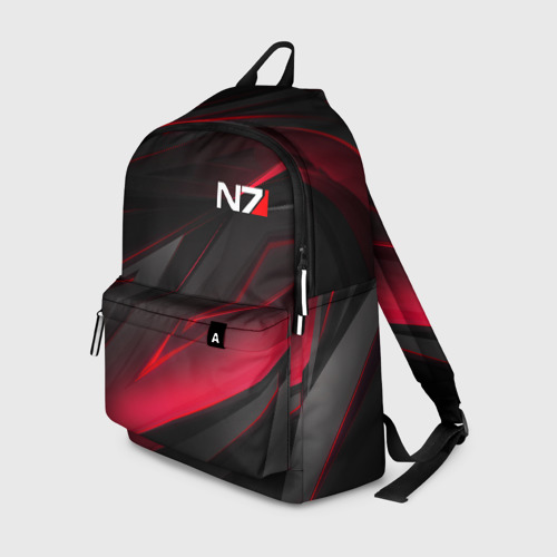 Рюкзак 3D с принтом MASS EFFECT N7, вид спереди #2
