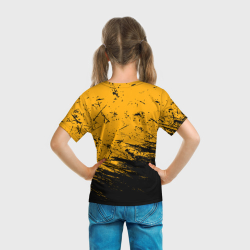 Детская футболка 3D с принтом Metro Exodus, вид сзади #2