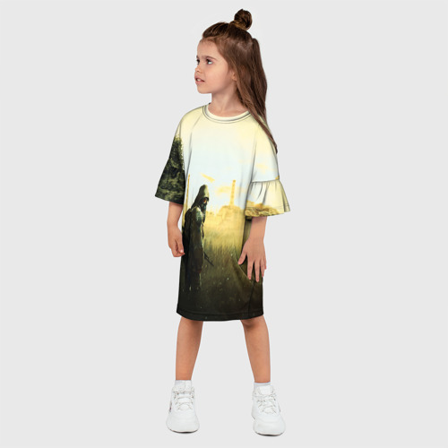 Детское платье 3D с принтом STALKER, фото на моделе #1