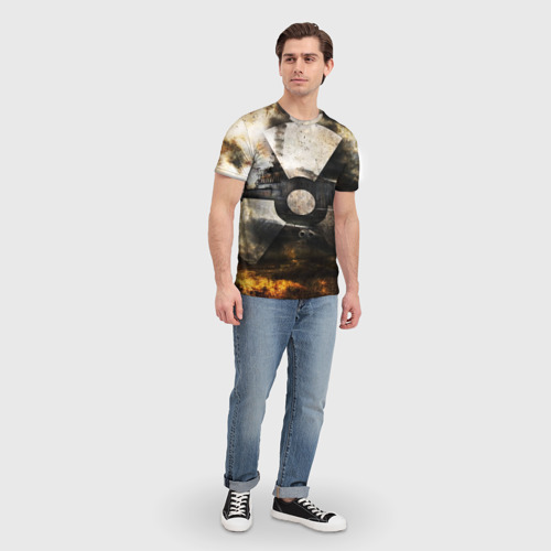 Мужская футболка 3D с принтом Сталкер, вид сбоку #3