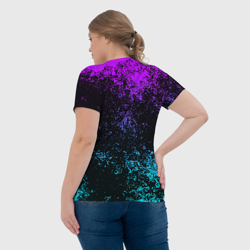 Женская футболка 3D с принтом FORTNITE X, вид сзади #2