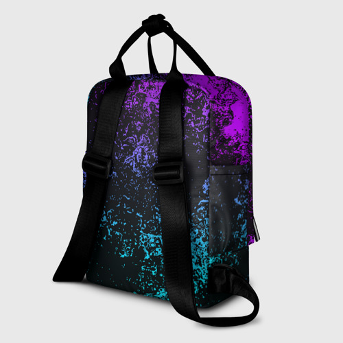 Женский рюкзак 3D с принтом FORTNITE X, вид сзади #1