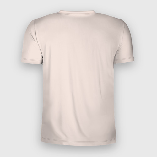 Мужская футболка 3D Slim с принтом КАРАСЬ FORTNITE, вид сзади #1