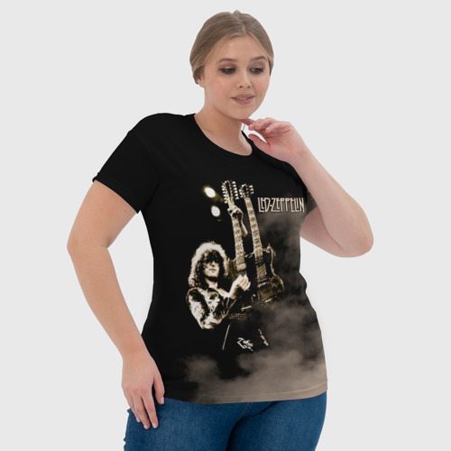 Женская футболка 3D с принтом Led Zeppelin, фото #4