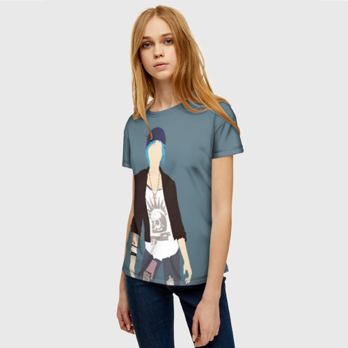 Женская футболка 3D с принтом Хлоя Прайс, фото на моделе #1