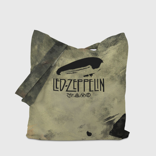 Шоппер 3D с принтом Led Zeppelin, вид сбоку #3