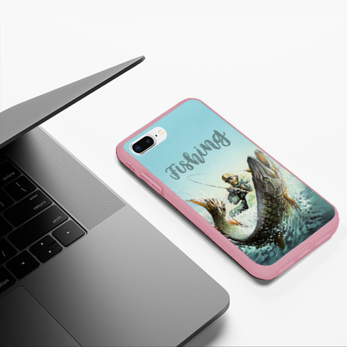 Чехол для iPhone 7Plus/8 Plus матовый с принтом Fishing, фото #5