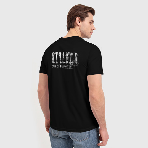 Мужская футболка 3D с принтом STALKER:CALL OF PRIPYAT, вид сзади #2