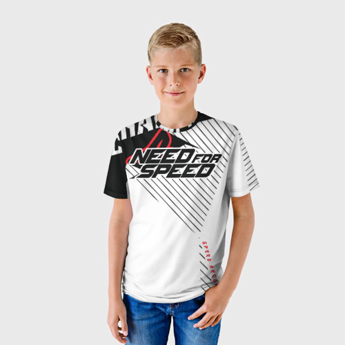 Детская футболка 3D с принтом Need for Speed, фото на моделе #1