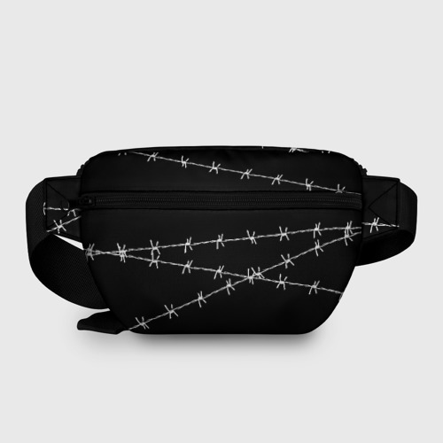 Поясная сумка 3D с принтом Гражданская оборона, вид сзади #1