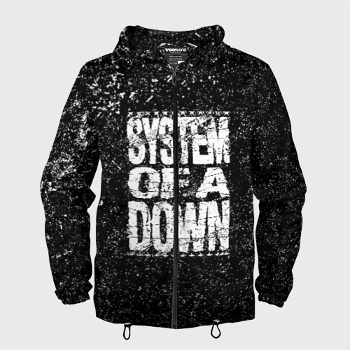 Мужская ветровка 3D с принтом System of a Down, вид спереди #2