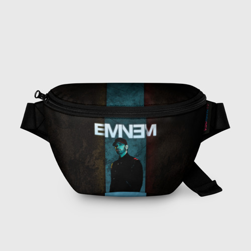 Поясная сумка 3D с принтом Eminem, вид спереди #2