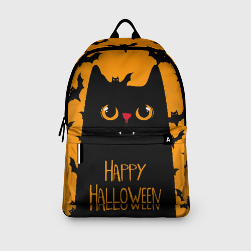 Рюкзак 3D с принтом Happy halloween, вид сбоку #3
