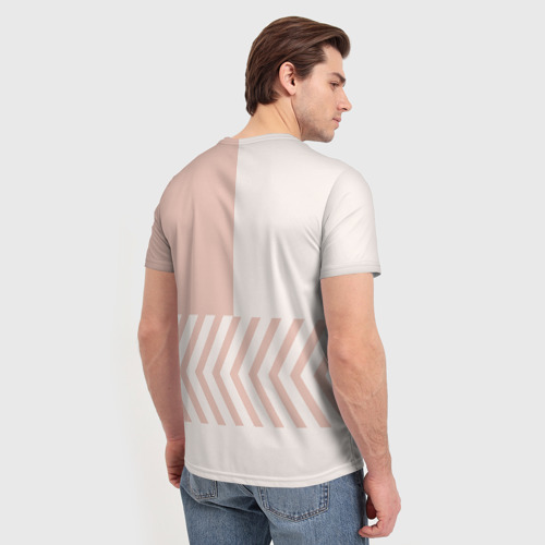 Мужская футболка 3D с принтом Darling in the Franxx Zero Two, вид сзади #2