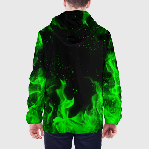 Мужская куртка 3D с принтом METRO EXODUS, вид сзади #2
