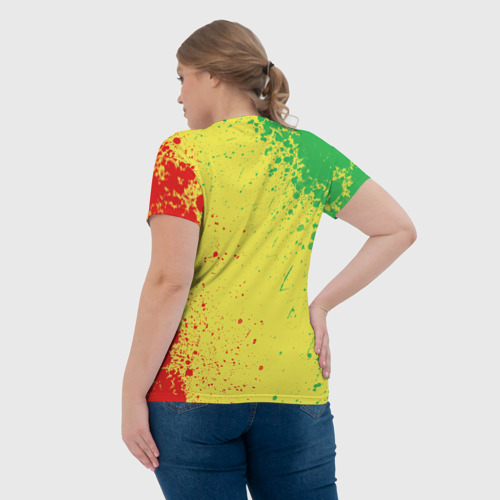 Женская футболка 3D с принтом Brawl Stars, вид сзади #2