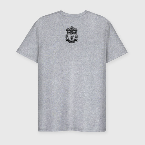 Мужская футболка премиум с принтом Ливерпуль, вид сзади #1