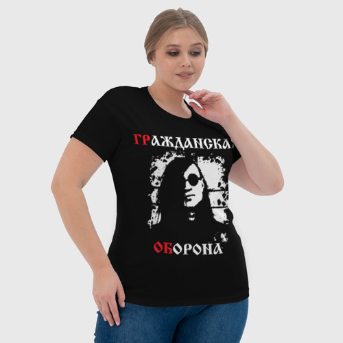Женская футболка 3D с принтом ГрОб + Анархия (спина), фото #4