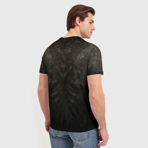 Мужская 3D футболка с принтом Косуха терминатора, вид сзади #2