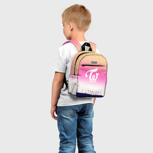 Детский рюкзак 3D с принтом TWICE, фото на моделе #1