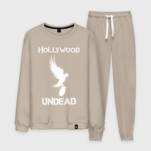 Мужской костюм хлопок с принтом Hollywood Undead, вид спереди #2