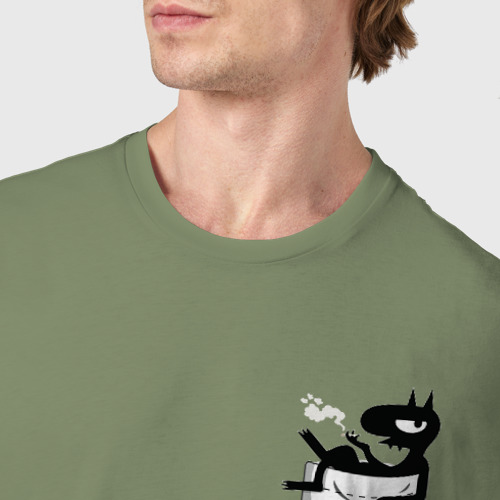 Мужская футболка хлопок с принтом Disenchantment, фото #4