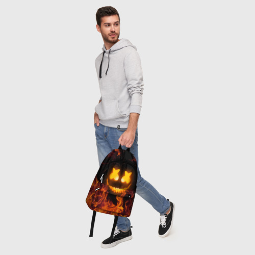 Рюкзак 3D с принтом MARSHMELLO HALLOWEEN, фото #5