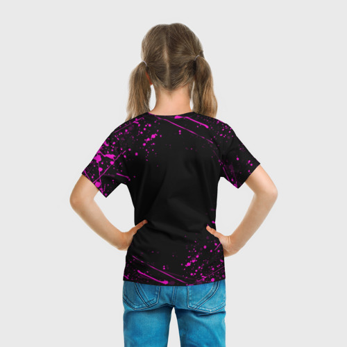 Детская футболка 3D с принтом KILLER QUEEN, вид сзади #2