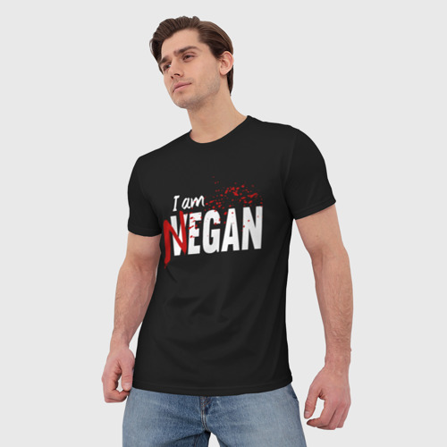 Мужская футболка 3D с принтом I Am Negan, фото на моделе #1