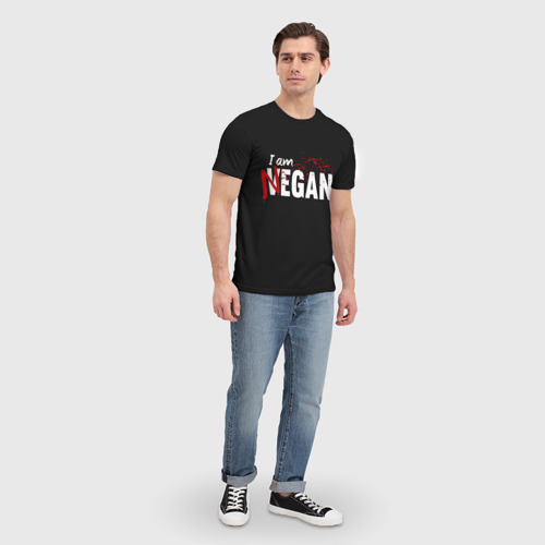 Мужская футболка 3D с принтом I Am Negan, вид сбоку #3