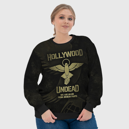 Женский свитшот 3D с принтом Hollywood Undead, фото #4