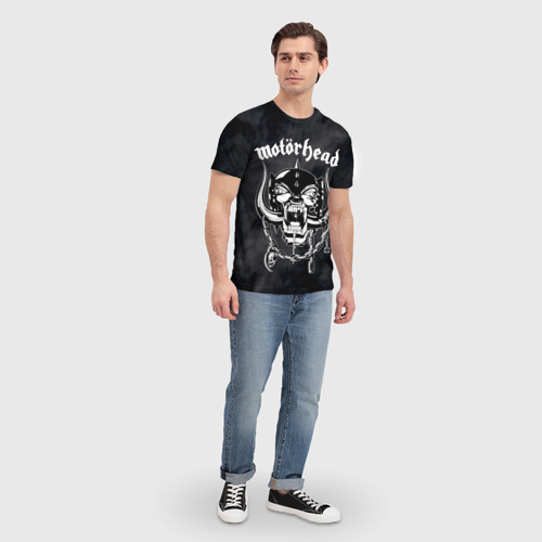 Мужская футболка 3D с принтом Motorhead Моторхэд, вид сбоку #3