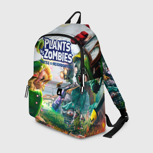 Рюкзак 3D с принтом Plants vs Zombies, вид спереди #2