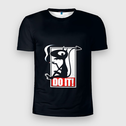 Мужская футболка 3D Slim с принтом Disenchantment: DO IT!, вид спереди #2