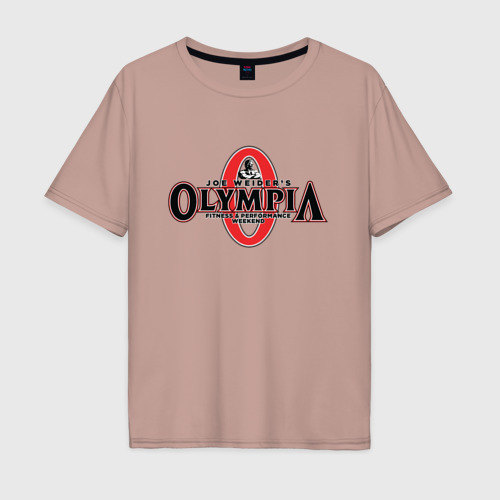 Мужская футболка хлопок Oversize с принтом Mr Olympia, вид спереди #2