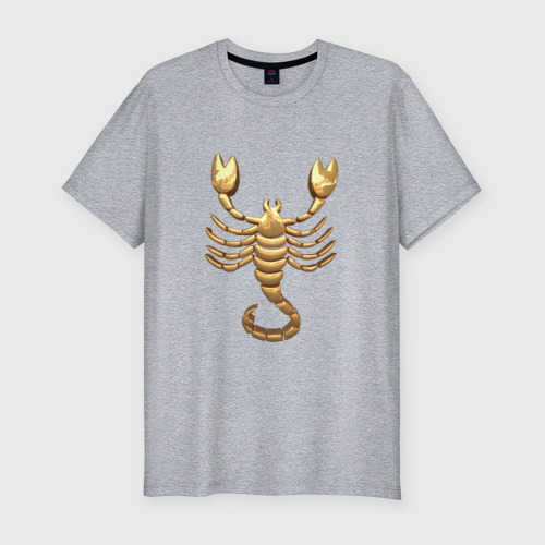 Мужская футболка премиум с принтом Скорпион, вид спереди #2