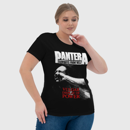 Женская футболка 3D с принтом Pantera, фото #4