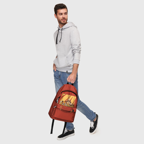 Рюкзак 3D с принтом Котики, фото #5