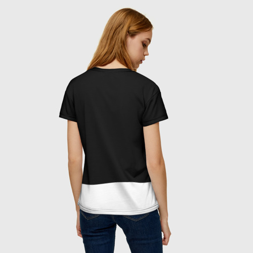 Женская футболка 3D с принтом Banksy, вид сзади #2