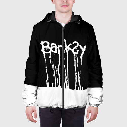 Мужская куртка 3D с принтом Banksy, вид сбоку #3