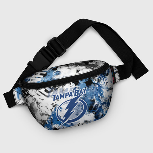 Поясная сумка 3D с принтом Тампа-Бэй Лайтнинг, фото #5