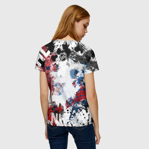 Женская футболка 3D с принтом Вашингтон Кэпиталз, вид сзади #2