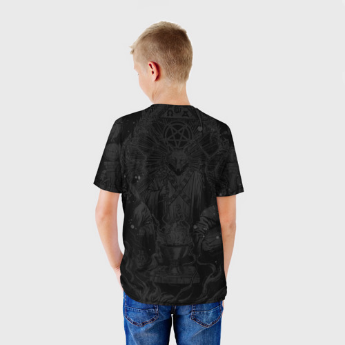 Детская футболка 3D с принтом BABYMETAL, вид сзади #2