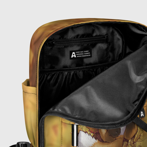 Женский рюкзак 3D с принтом Осенний лисёнок, фото #5