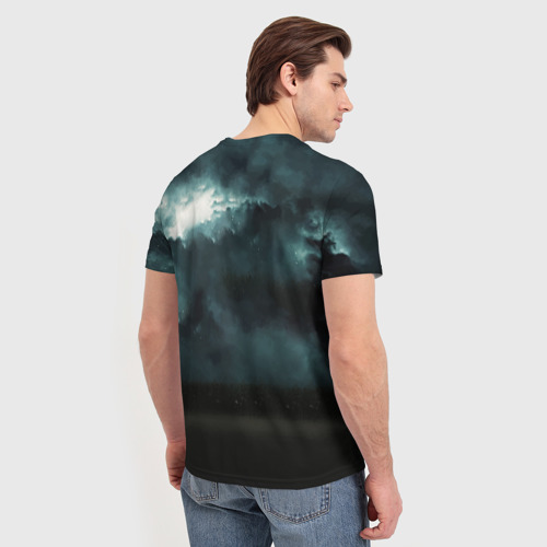 Мужская футболка 3D с принтом Lindemann, вид сзади #2