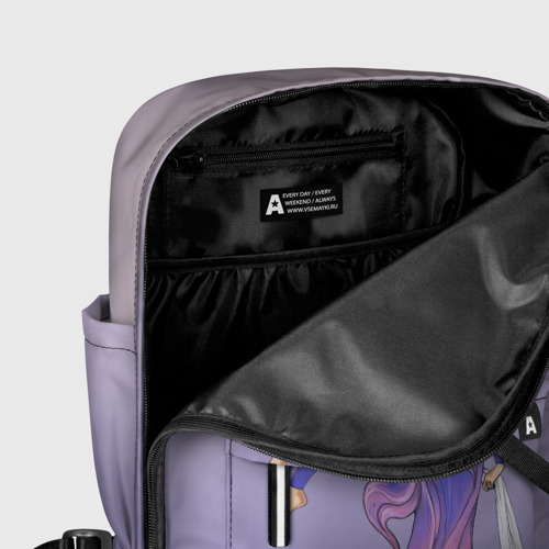Женский рюкзак 3D с принтом Гимнастка на полотне, фото #5