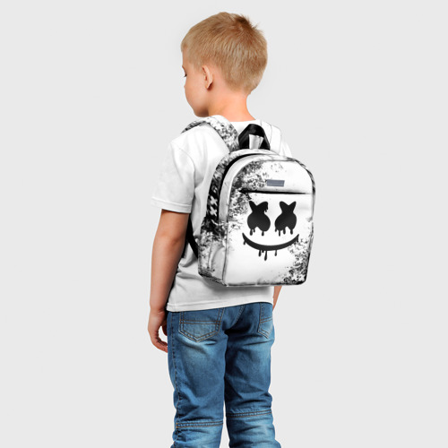 Детский рюкзак 3D с принтом Marshmello, фото на моделе #1