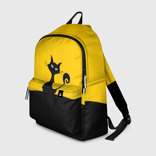 Рюкзак 3D с принтом Гордый кот, вид спереди #2