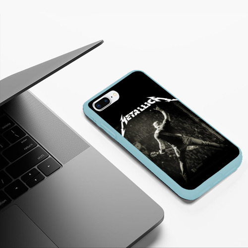 Чехол для iPhone 7Plus/8 Plus матовый с принтом Metallica, фото #5
